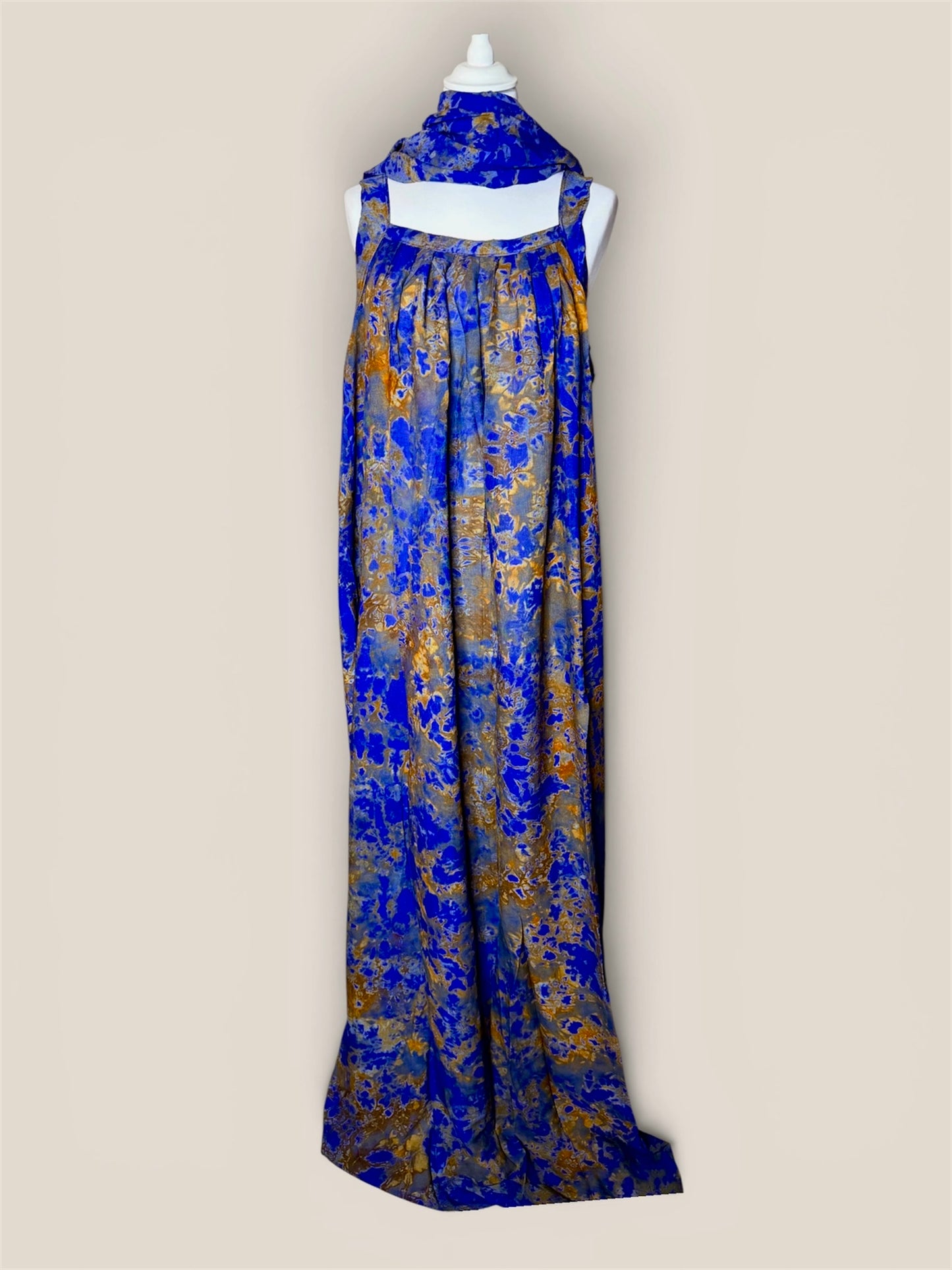 Dampé/Mehlfa robe manches bretelles avec foulard confort