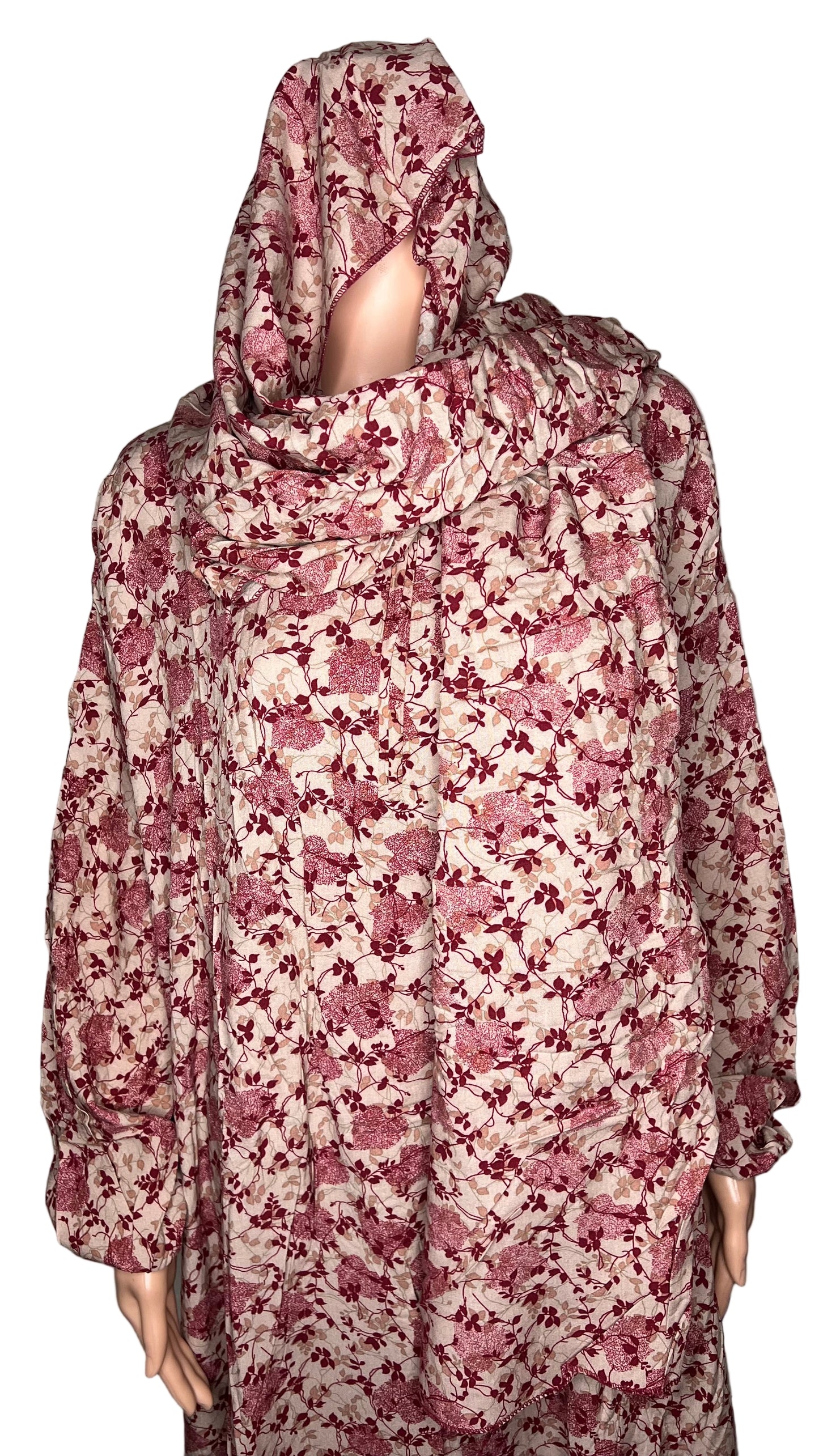 Robe de prière et hijab intégré