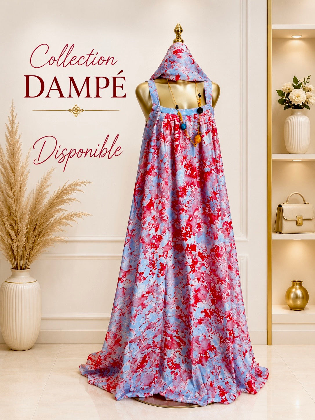 Dampé/Mehlfa robe manches bretelles confort