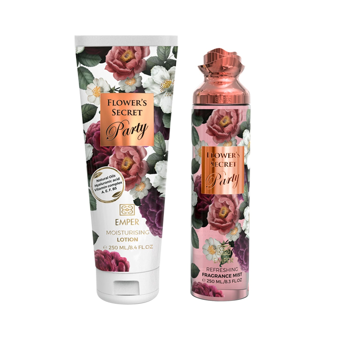 Flower Secrets Emper Brume Corporelle Rafraîchissante Parfum Floral 250ml