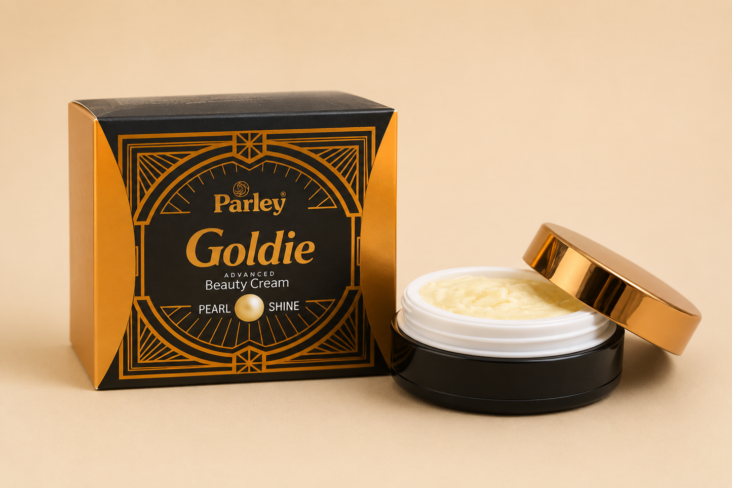 Goldie Beauty Cream Pearl Shine | Crème de Jour pour une Peau Douce, Éclatante et Rayonnante