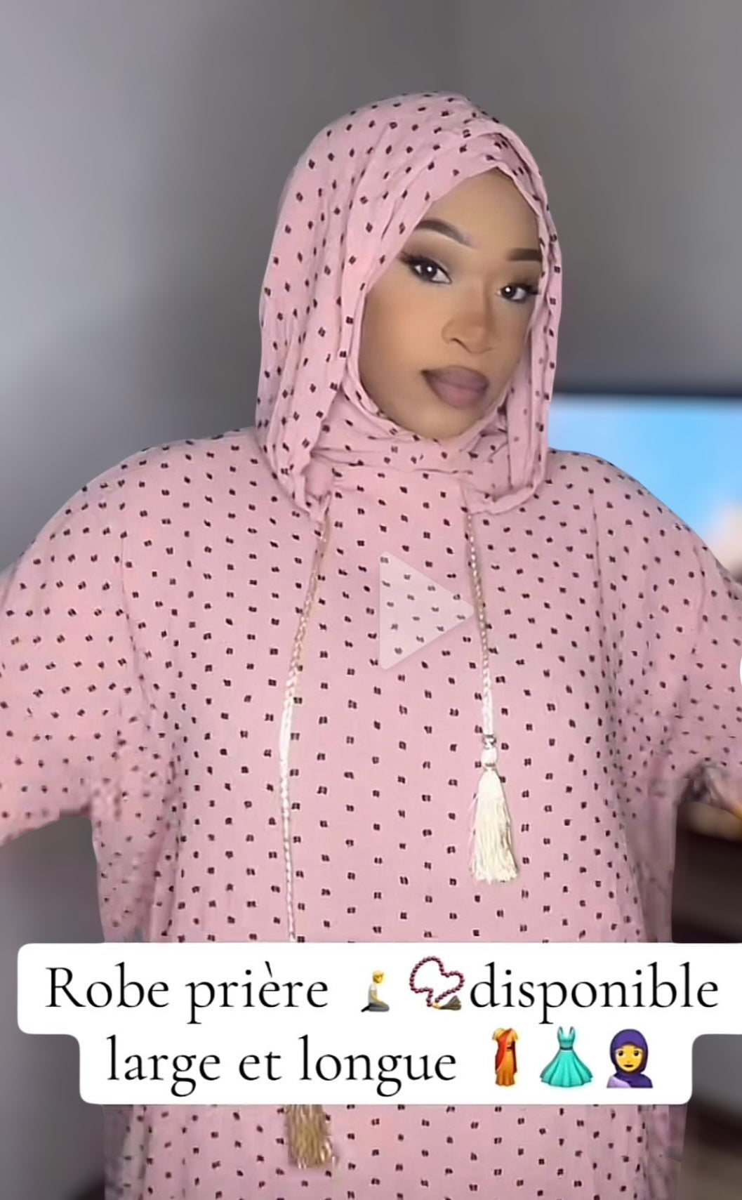 Robe de prière 2 capuches
