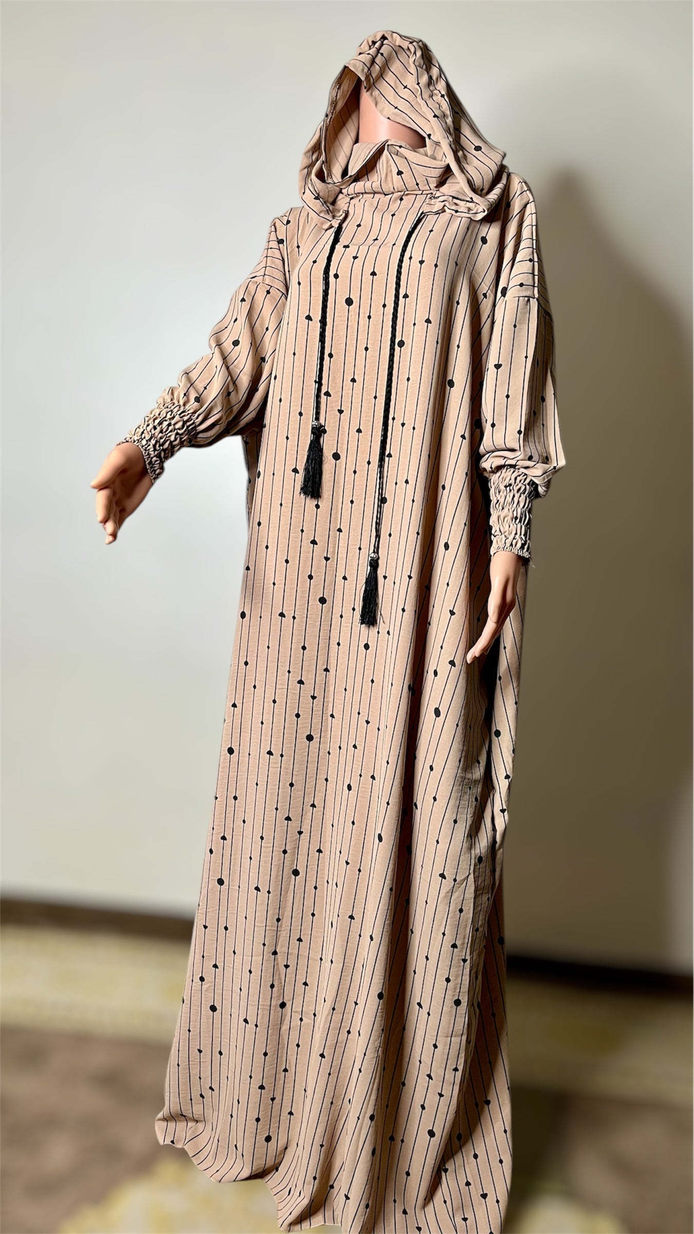 Robe de prière avec hijab intégré / 2 capuche