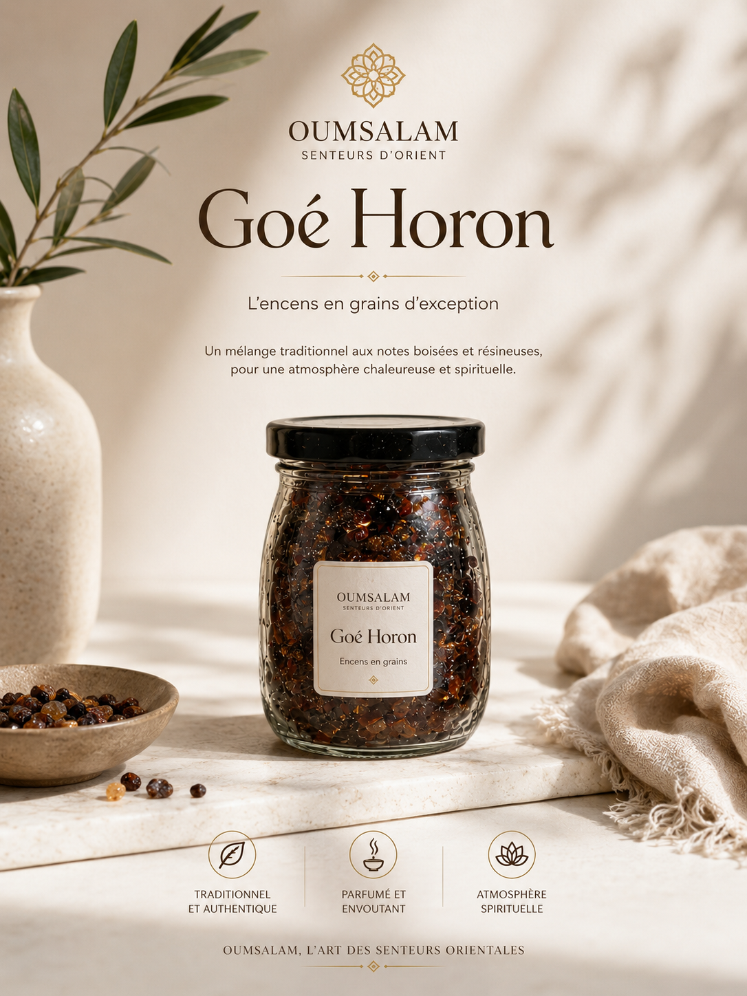 Coffret 5 Encens & Woussoulan Dji – Encens Oriental Luxe Spécial Aïd