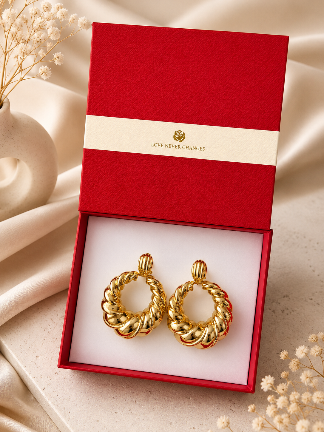 Boucle d’oreille élégant
