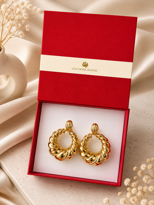 Boucle d’oreille élégant