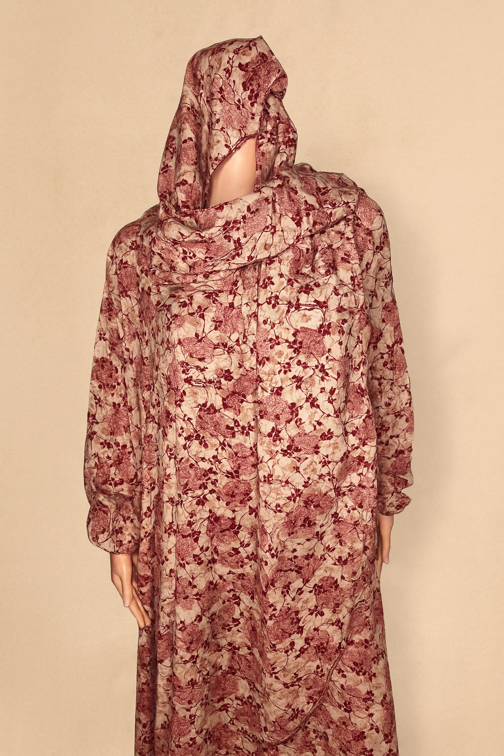 Robe de prière et hijab intégré