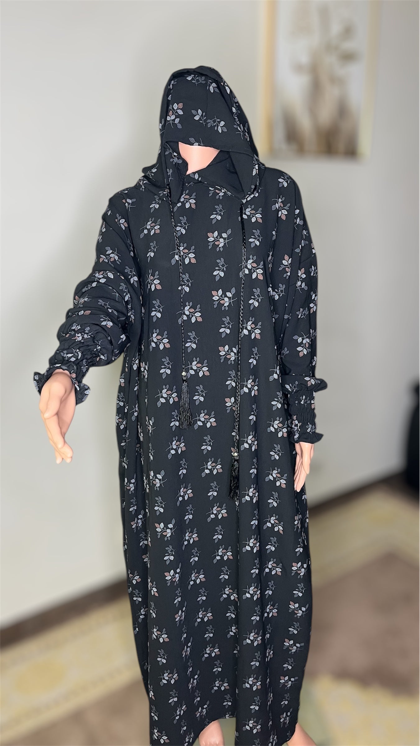 Robe de prière avec hijab intégré / 2 capuche