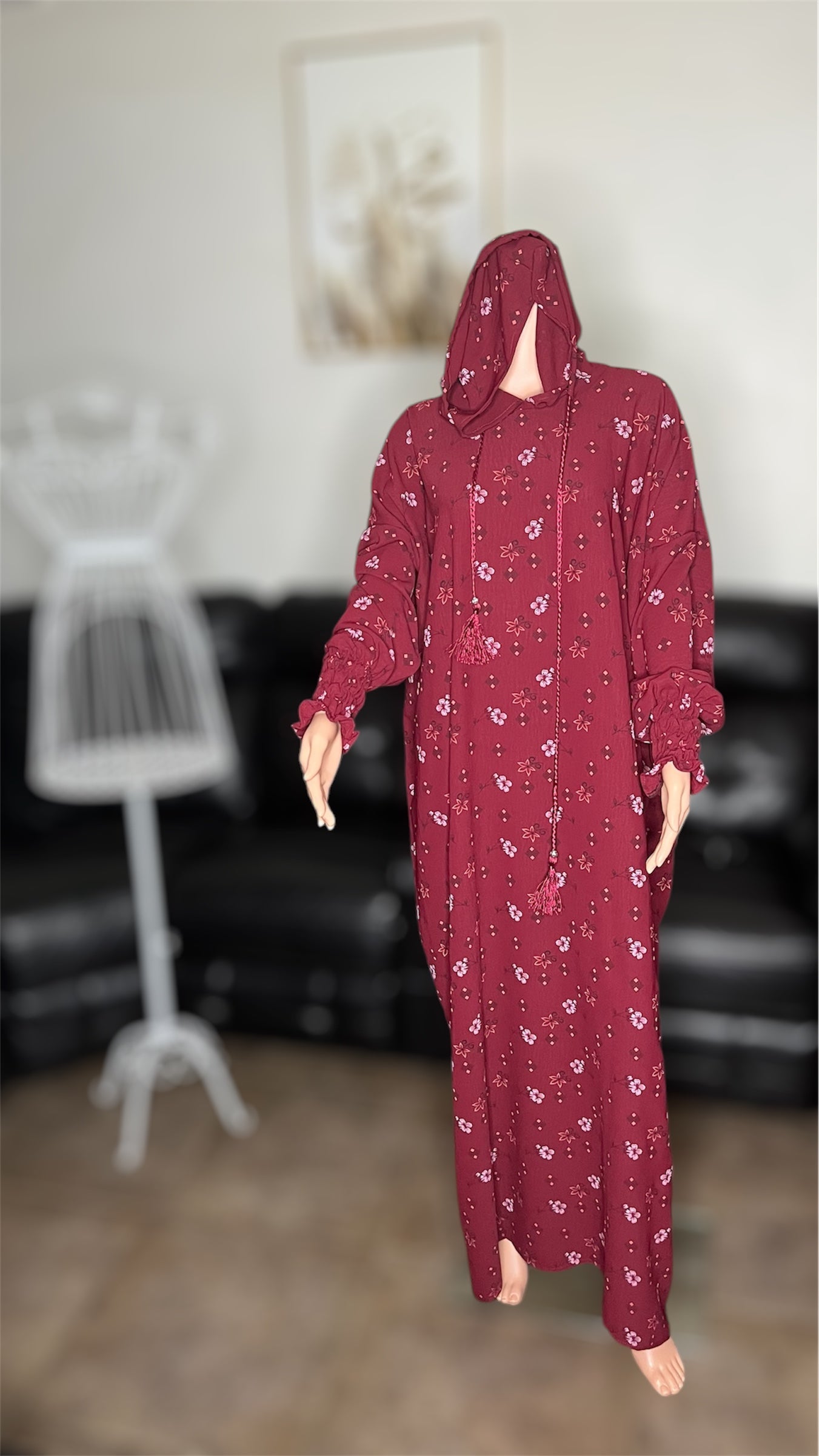 Robe de prière avec hijab intégré / 2 capuche