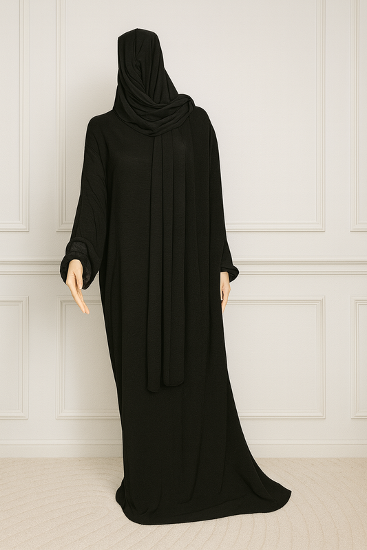 Abaya Hijab intégré