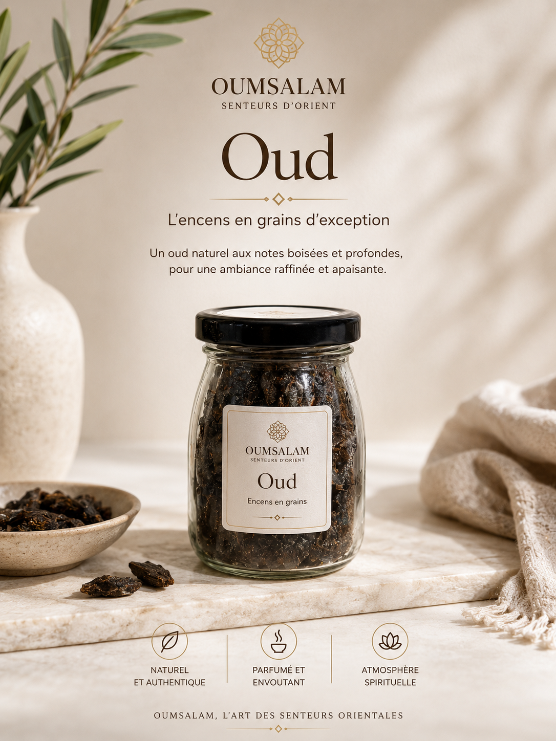 Coffret 5 Encens & Woussoulan Dji – Encens Oriental Luxe Spécial Aïd