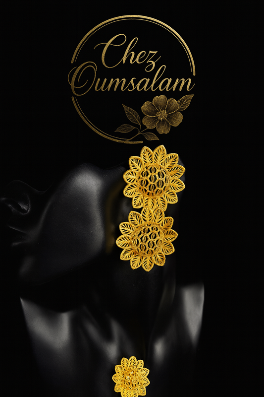 Boucle d’oreille et bague