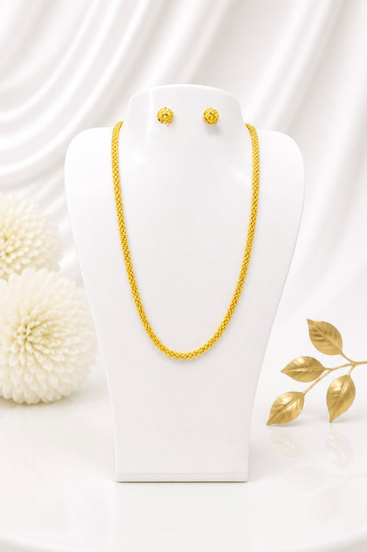 Tour de cou et boucle d’oreille