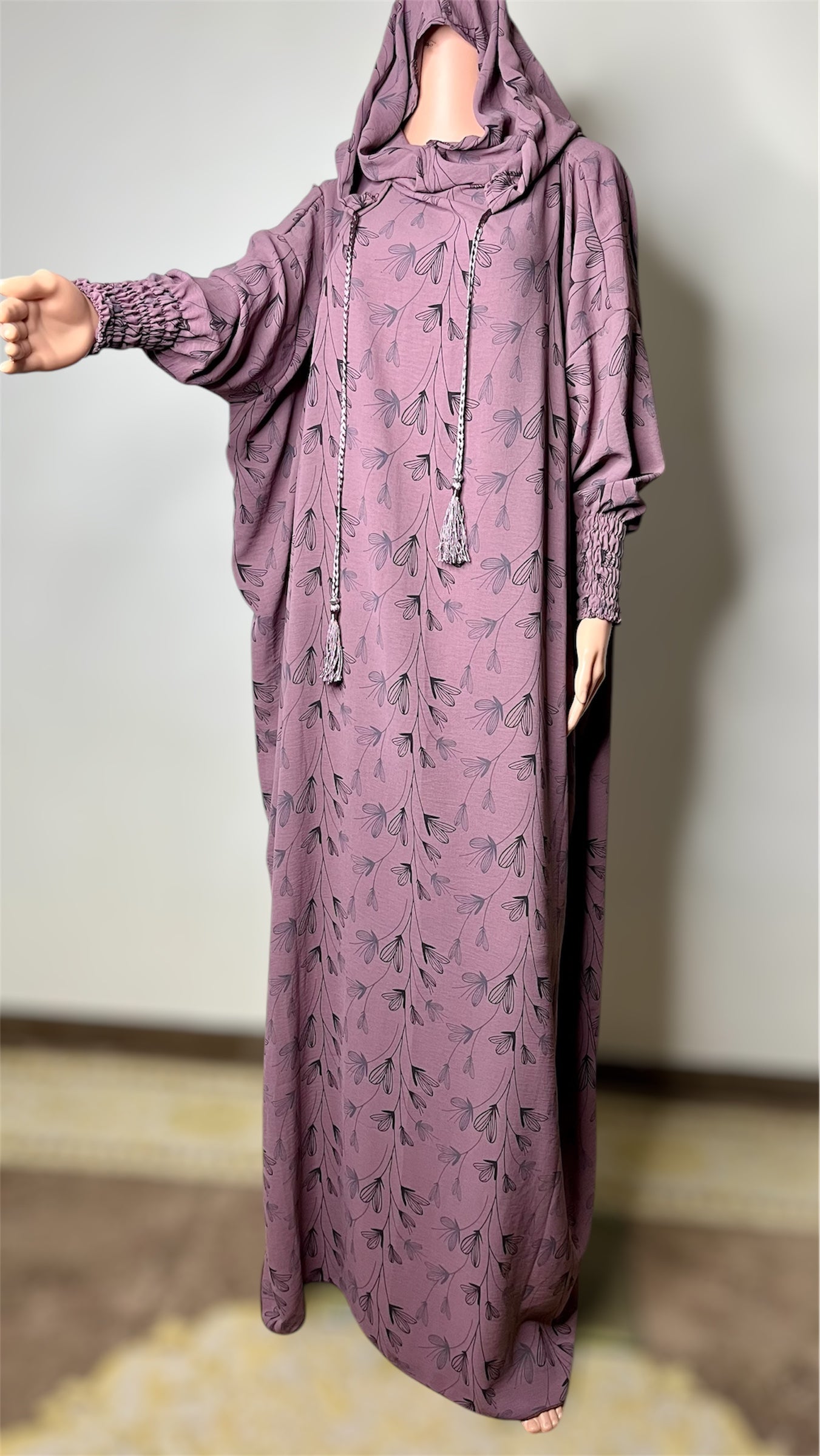 Robe de prière avec hijab intégré / 2 capuche