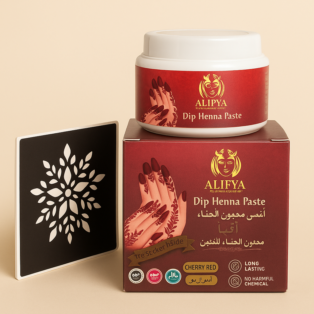 2 stickers et 1 pot de henné pret à l’emploi