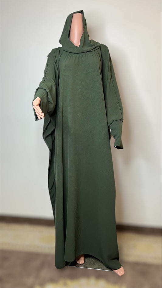 Abaya saoudienne avec capuche