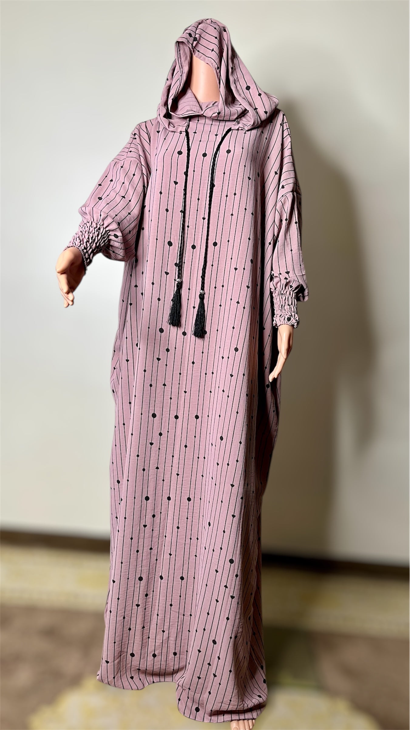 Robe de prière avec hijab intégré / 2 capuche