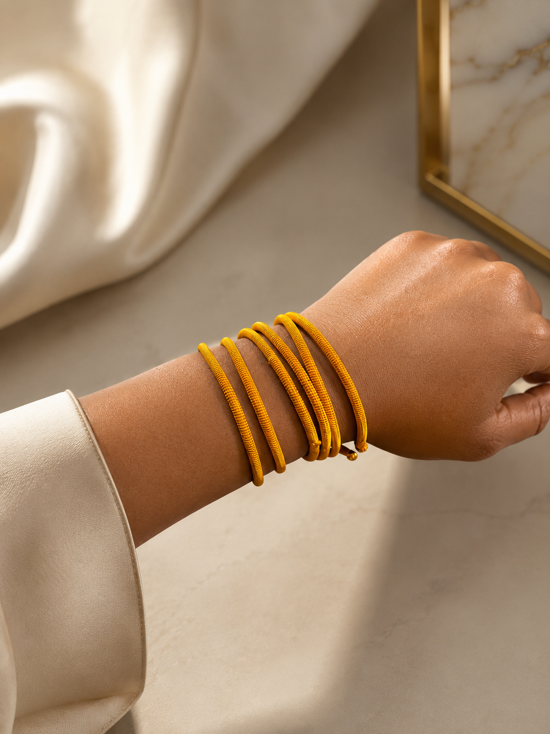 Bracelet style argent trempé
