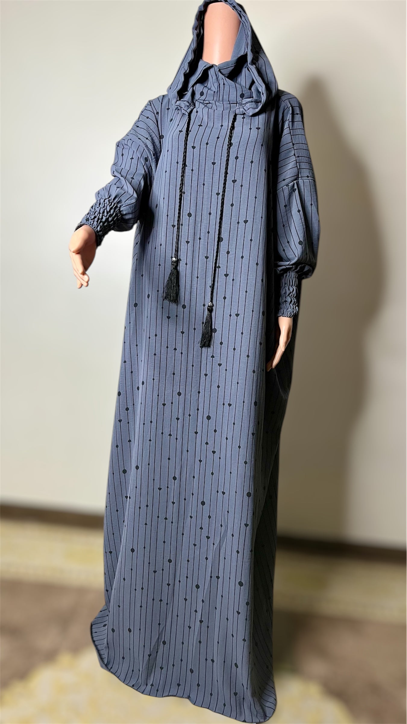 Robe de prière avec hijab intégré / 2 capuche