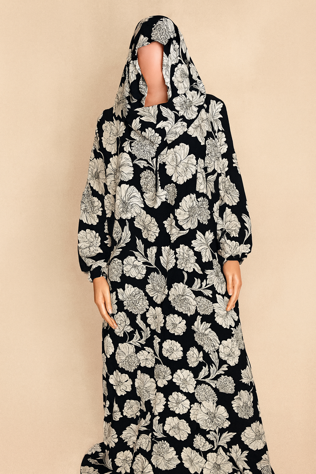 Robe de prière avec hijab intégré