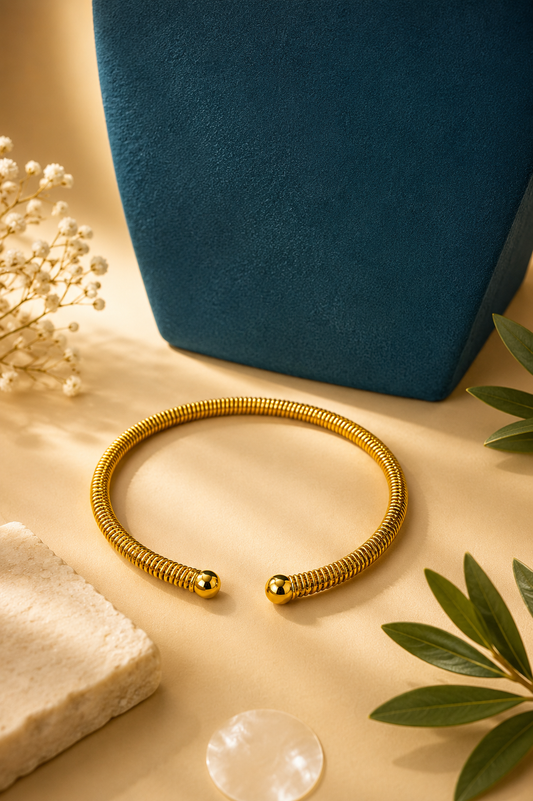 Bracelet style argent trempé