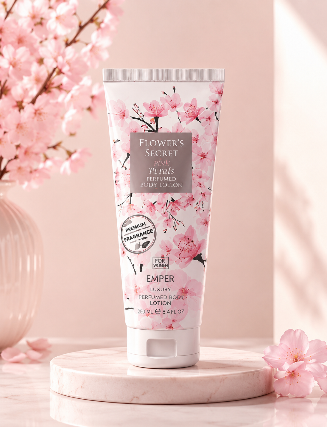 Flower Secret Pink Petals Emper – Brume Parfumée Femme Florale et Douce 250 ml