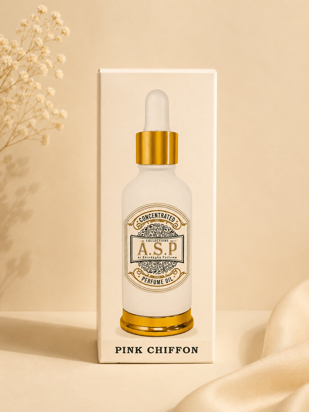 Pink Chiffon – Huile Parfumée Corps Longue Durée | Note Vanillée Sucrée