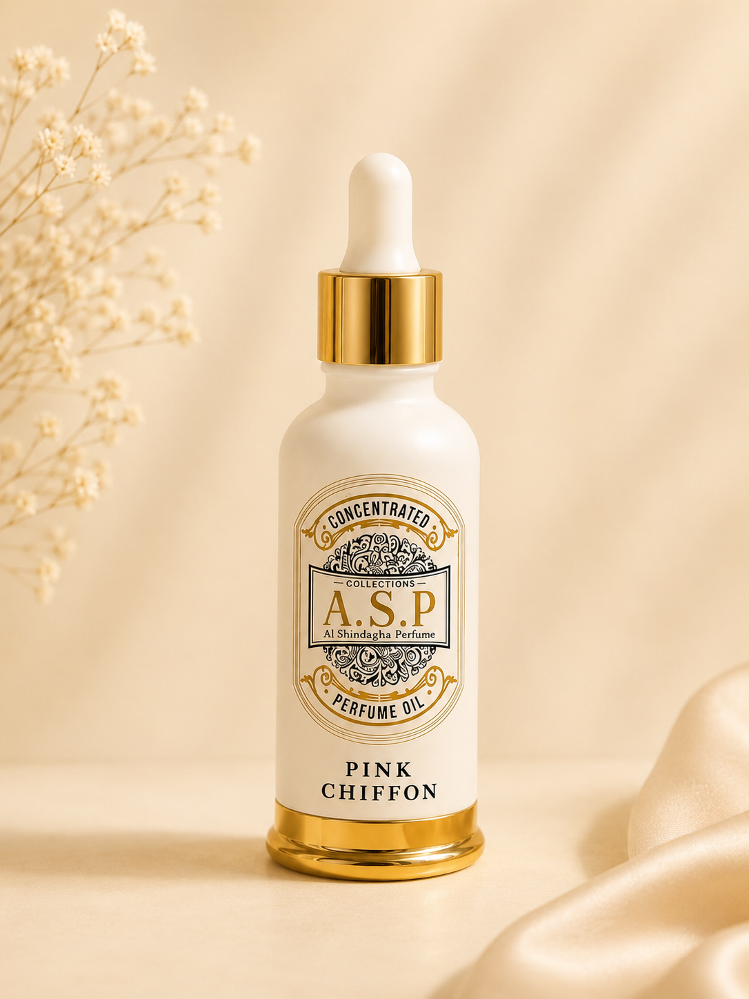 Pink Chiffon – Huile Parfumée Corps Longue Durée | Note Vanillée Sucrée