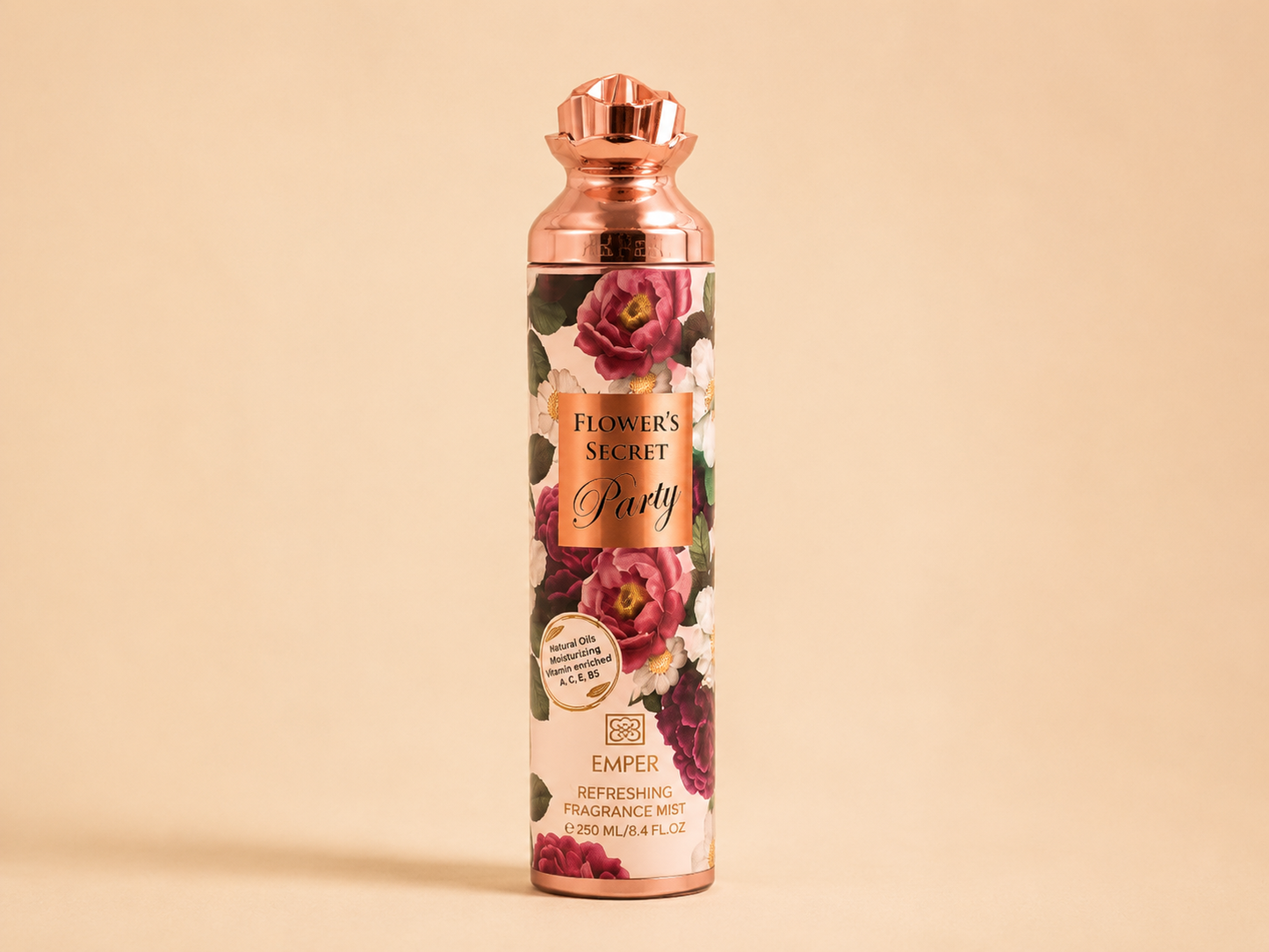 Flower Secrets Emper Brume Corporelle Rafraîchissante Parfum Floral 250ml