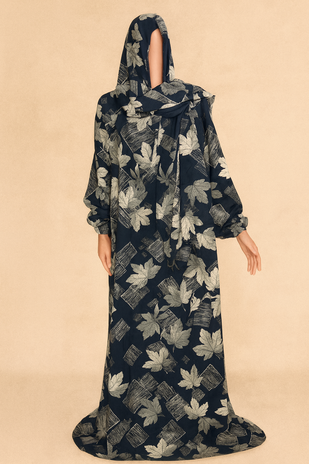 Robe de prière avec hijab intégré