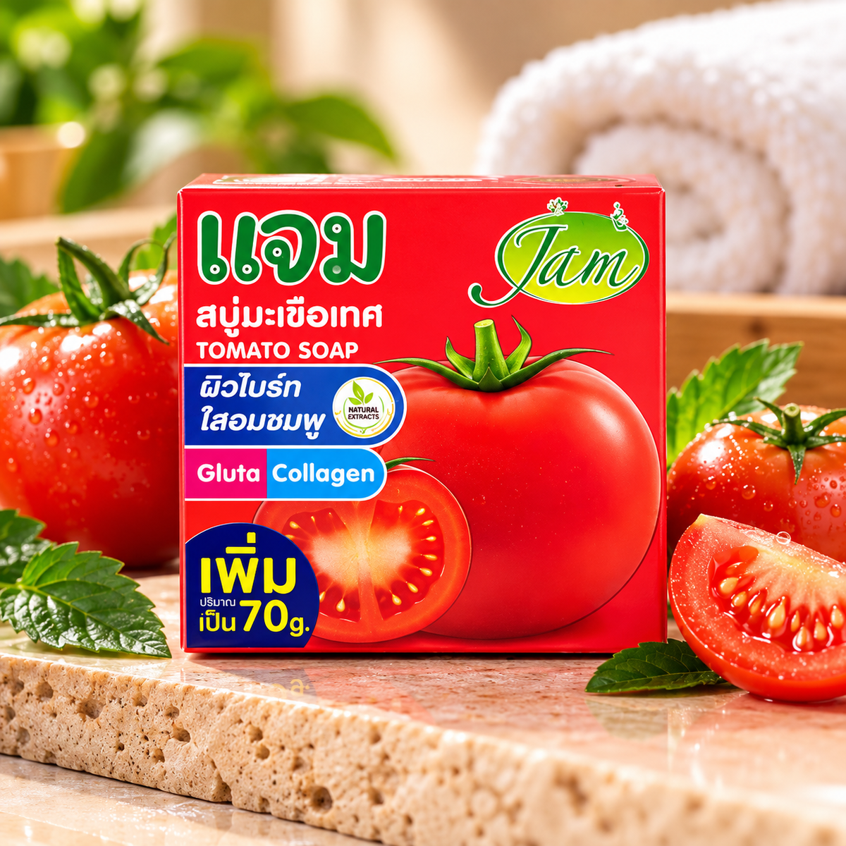Savon Jam à la Tomate – Gluta & Collagène
