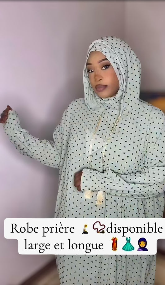 Robe de prière 2 capuches