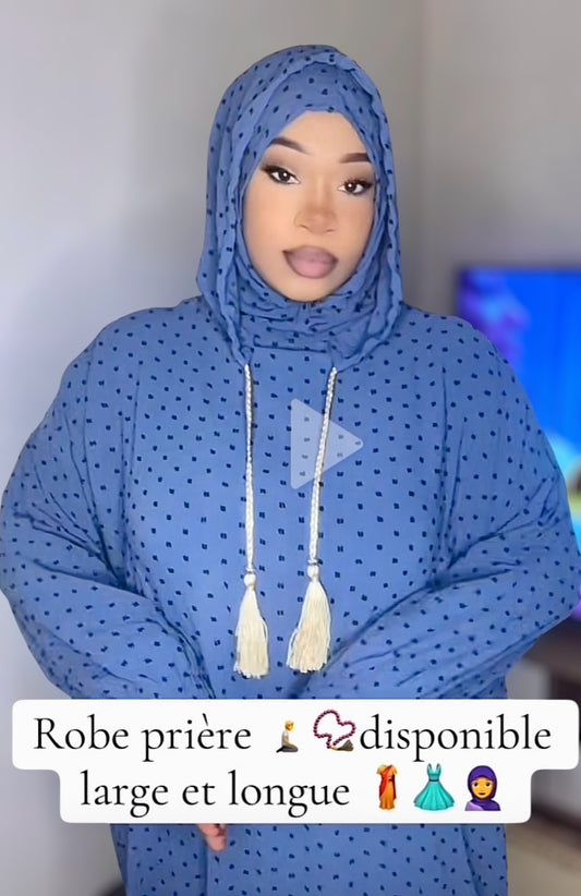 Robe de prière 2 capuches