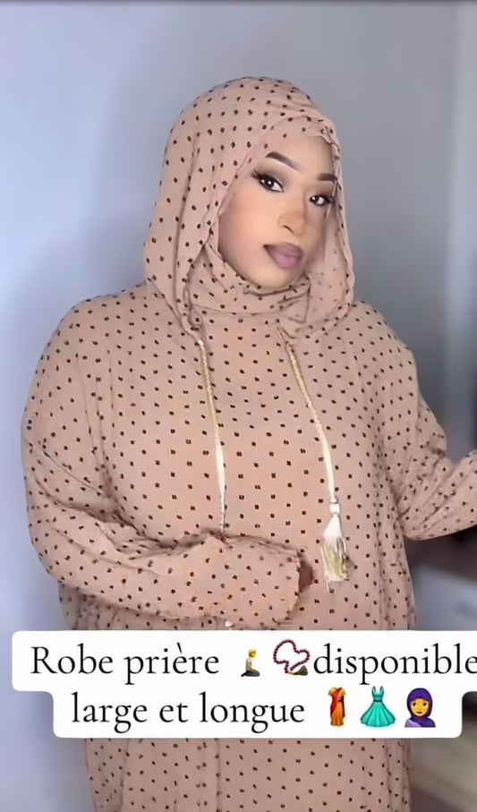 Robe de prière 2 capuche